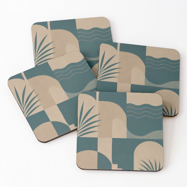 Artikelvorschau, Coastal Geometry – Minimalist Ocean & Arch Wall Art | Modern Mediterranean Aesthetic entworfen und verkauft von Fernhaven.
