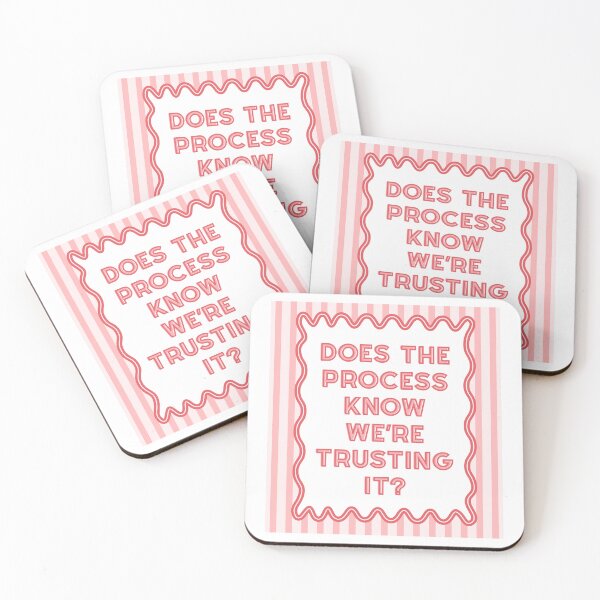 Item preview, Does The Process Know We're Trusting It? Mental Health Quote Trust The Process Anxiety Humor Deep Thinking Saying designed and sold by RetroMini2026.