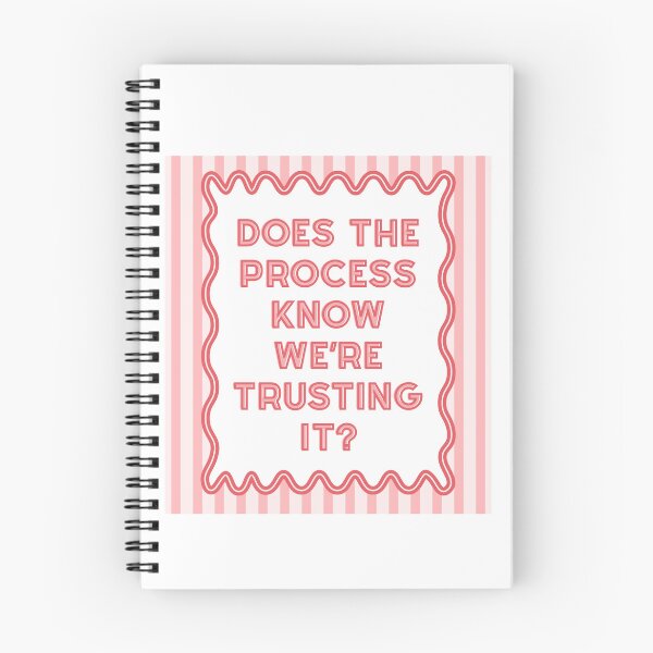 Item preview, Does The Process Know We're Trusting It? Mental Health Quote Trust The Process Anxiety Humor Deep Thinking Saying designed and sold by RetroMini2026.