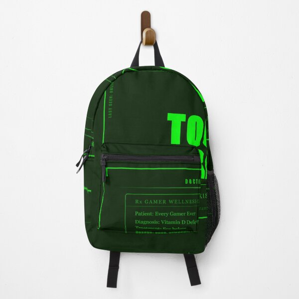 Item preview, Touch Grass Doctor Prescription Funny Gamer Humor Neon Dark designed and sold by Mega-Shopping.