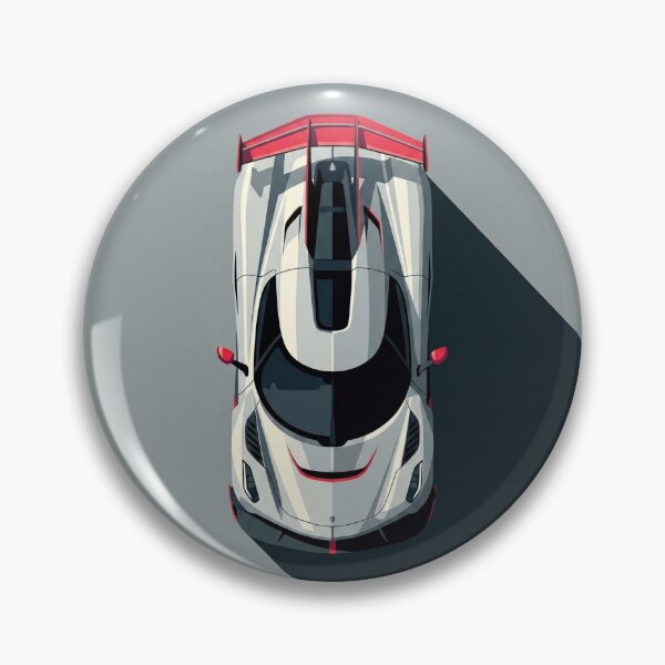 Item preview, Koenigsegg Jesko Megacar Top View Vector Illustration designed and sold by Motorline44.