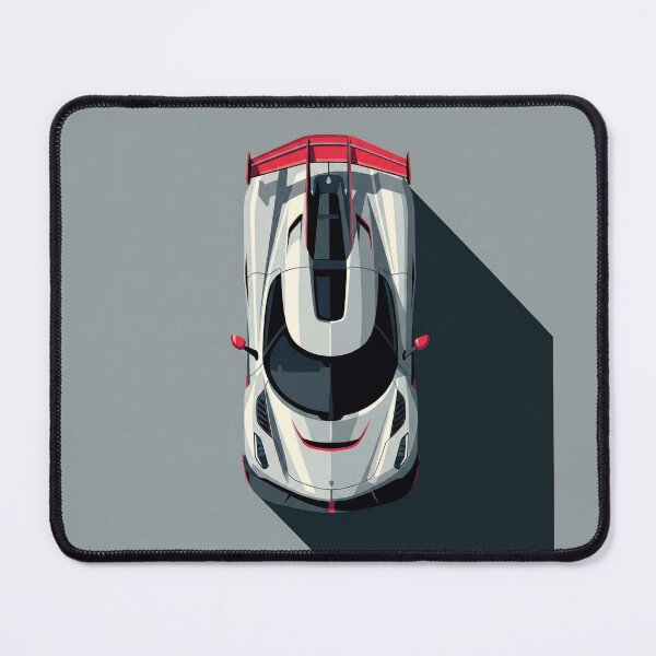 Item preview, Koenigsegg Jesko Megacar Top View Vector Illustration designed and sold by Motorline44.