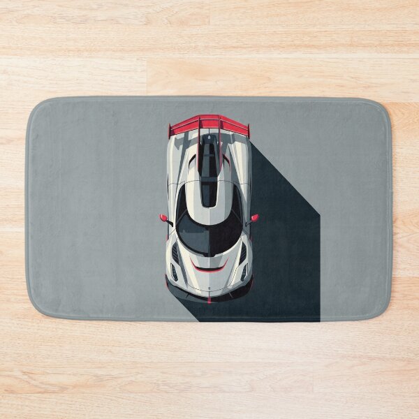 Item preview, Koenigsegg Jesko Megacar Top View Vector Illustration designed and sold by Motorline44.