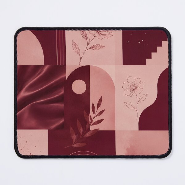 Item preview, Velvet Moon Reverie – Burgundy Celestial Collage | Luxe Mystic Wall Art designed and sold by Fernhaven.