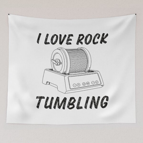 Item preview, AA0162B - I Love Rock Tumbling designed and sold by LionsHut.
