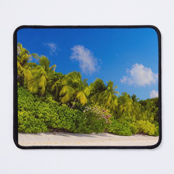 Item preview, Tropical Paradise Beach with Crystal Clear Turquoise Water designed and sold by islam gamal.
