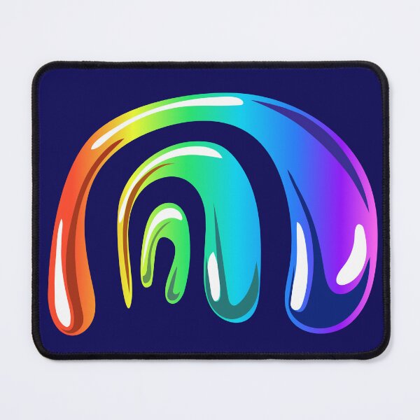 Item preview, Glossy Rainbow Drip Arch - Liquid Colorful Melting Rainbow Art designed and sold by SolutionsArt.