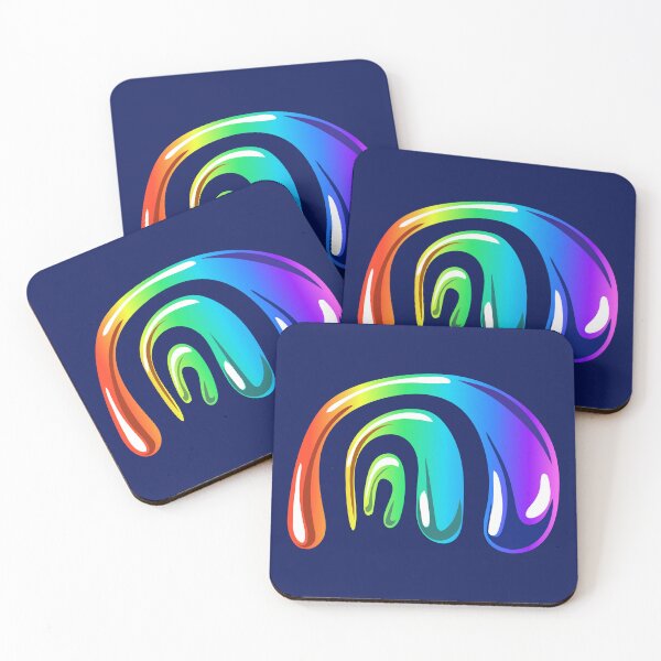 Item preview, Glossy Rainbow Drip Arch - Liquid Colorful Melting Rainbow Art designed and sold by SolutionsArt.