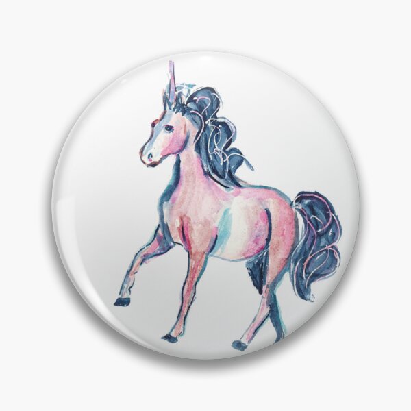 Item preview, Rearing Twilight Galaxy Unicorn Watercolor Artwork designed and sold by FaireWaveArt.