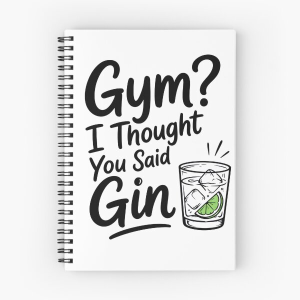 Item preview, Gym? I Thought You Said Gin designed and sold by INVITOARTE.