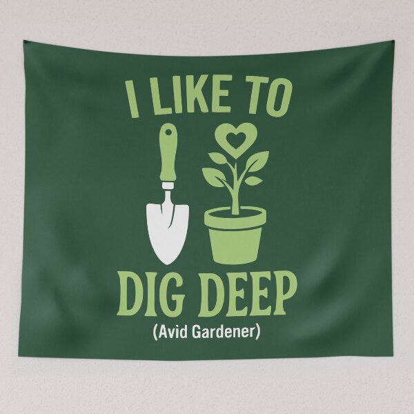 Item preview, I Like To Dig Deep designed and sold by Amir Faysal.