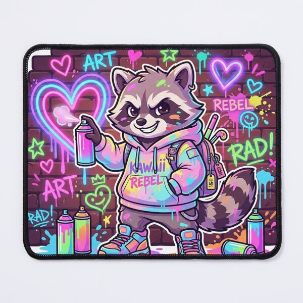 Item preview, Rebel Raccoon Graffiti designed and sold by bolguzart.