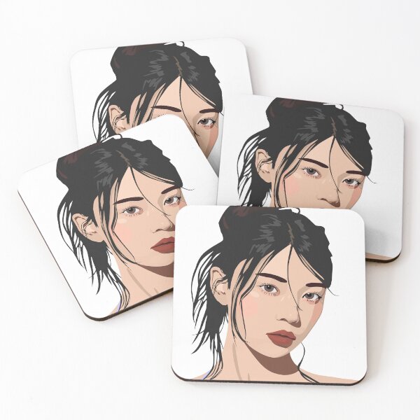 Item preview, Moka Illit in a stunning digital art vector portrait designed and sold by Aome22.