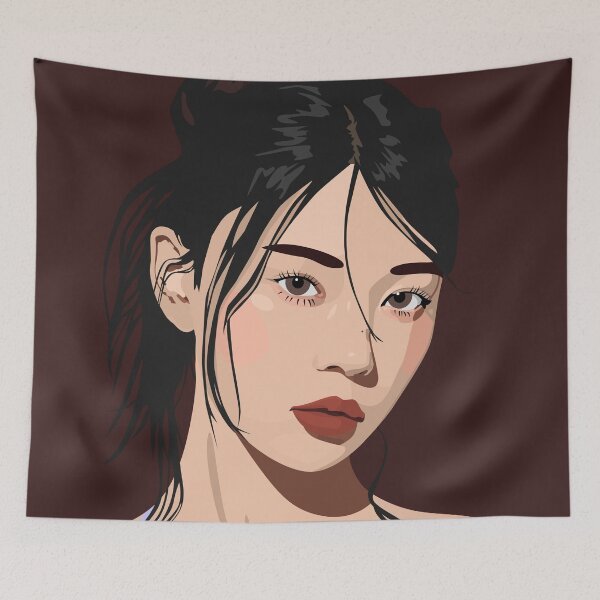 Item preview, Moka Illit in a stunning digital art vector portrait designed and sold by Aome22.
