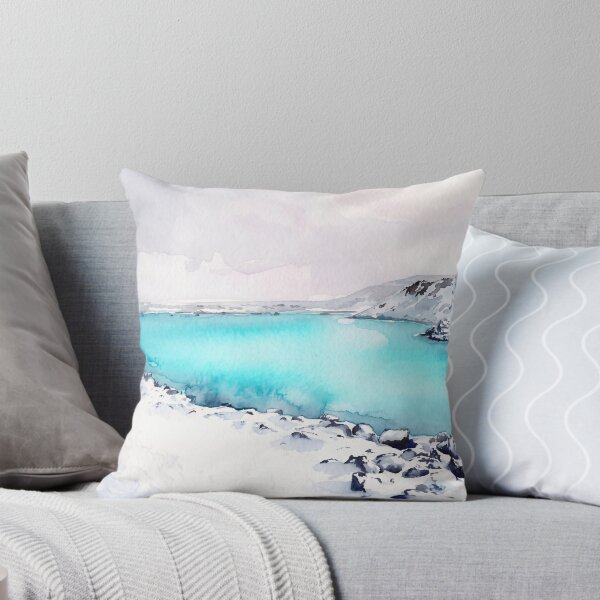 Item preview, Blue Lagoon, Iceland — Watercolour Style designed and sold by InkAndLatitude.