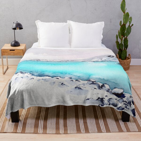Item preview, Blue Lagoon, Iceland — Watercolour Style designed and sold by InkAndLatitude.