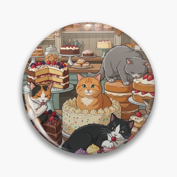 Item preview, cakes around cats designed and sold by HomeyDay.