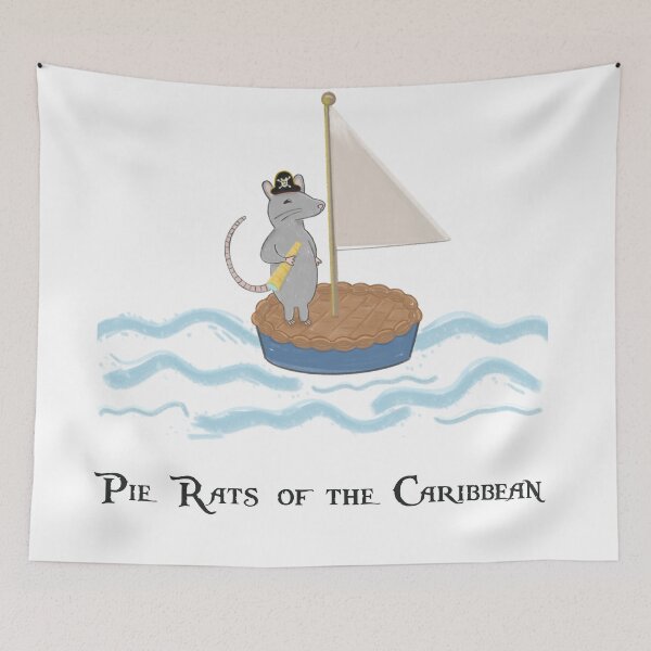 Item preview, Pie Rat Pirate designed and sold by tuliptuliptulip.