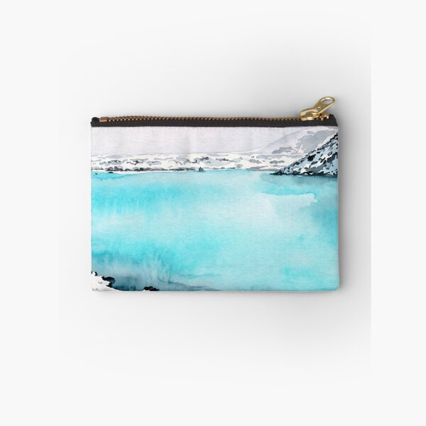 Item preview, Blue Lagoon, Iceland — Watercolour Style Portrait designed and sold by InkAndLatitude.