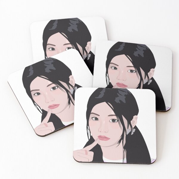 Item preview, Wonhee Illit in a stunning digital art vector portrait designed and sold by Aome22.