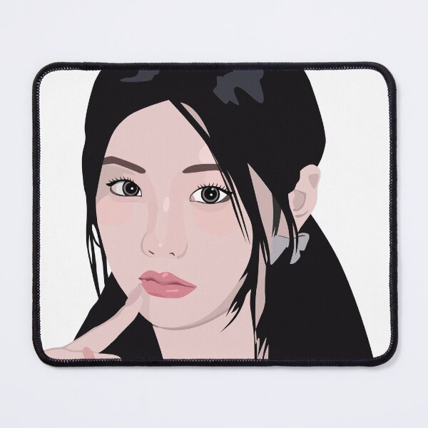 Item preview, Wonhee Illit in a stunning digital art vector portrait designed and sold by Aome22.