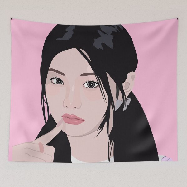 Item preview, Wonhee Illit in a stunning digital art vector portrait designed and sold by Aome22.