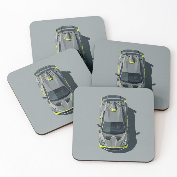 Item preview, Lamborghini Huracan STO Track Car Top View Vector Illustration designed and sold by Motorline44.