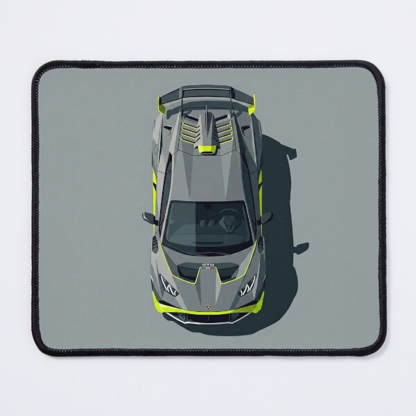 Item preview, Lamborghini Huracan STO Track Car Top View Vector Illustration designed and sold by Motorline44.