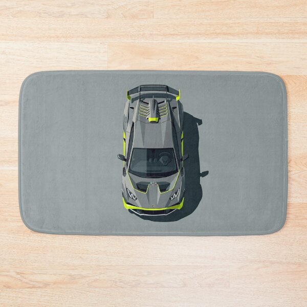 Item preview, Lamborghini Huracan STO Track Car Top View Vector Illustration designed and sold by Motorline44.