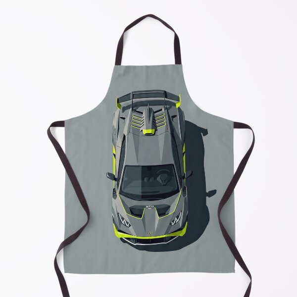 Item preview, Lamborghini Huracan STO Track Car Top View Vector Illustration designed and sold by Motorline44.