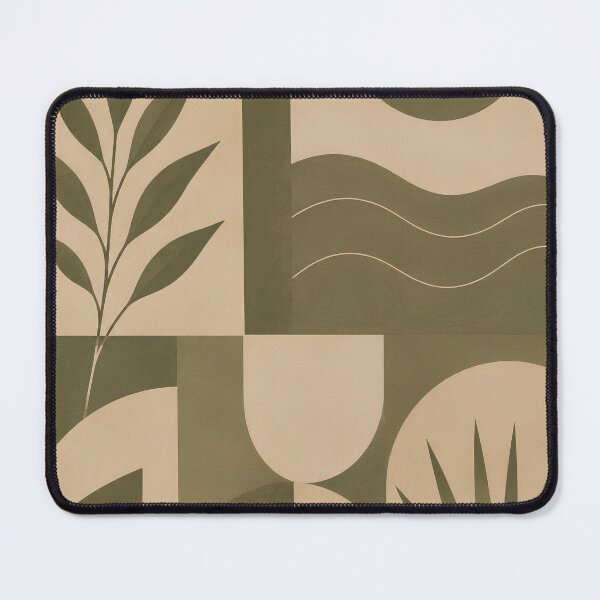 Item preview, Olive Coast Geometry – Minimalist Botanical Wall Art | Earthy Mediterranean Aesthetic designed and sold by Fernhaven.