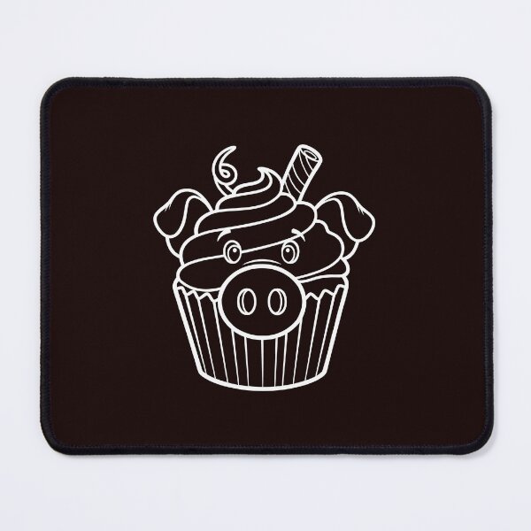 Item preview, Cute Pig Cupcake Kawaii Dessert Line Art designed and sold by ArtPer-design.