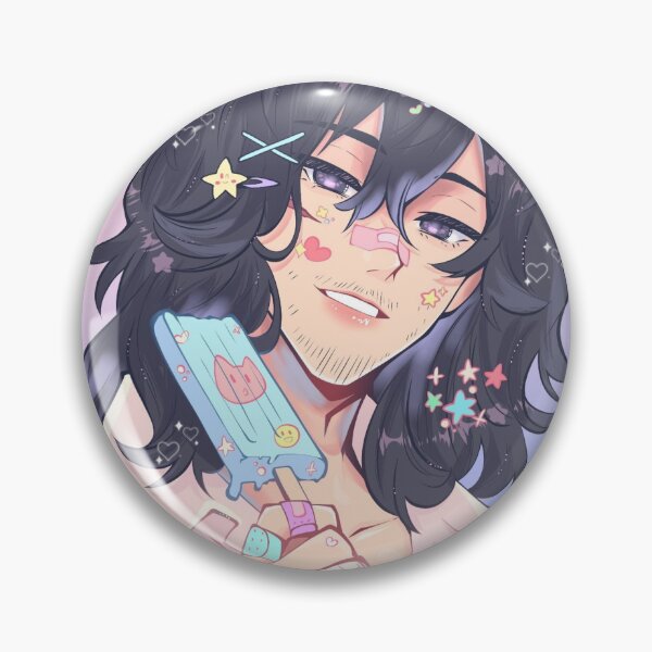 Item preview, decora sleepy sensei  designed and sold by Feisty_Pins.