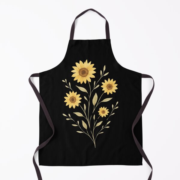 Item preview, Wild yellow sunflowers watercolor painting designed and sold by uunaa.