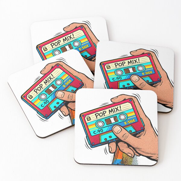 Item preview, Retro Pop Art Cassette Tape Comic Book Graphic designed and sold by krish-prints.