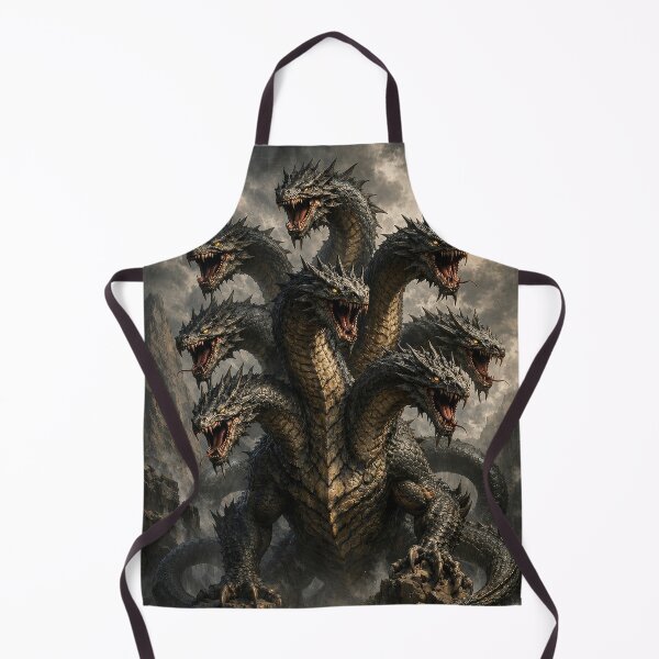 Item preview, Dark Hydra Dragon | Epic Multi Headed Monster Fantasy Art designed and sold by DrakariArt.