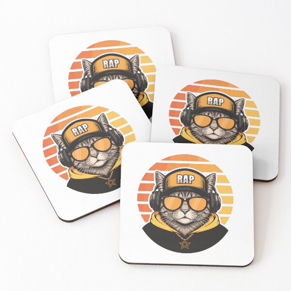 Item preview, Cat Rap Pop Art designed and sold by Artimax-Studio.