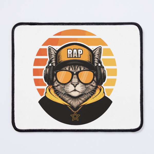 Item preview, Cat Rap Pop Art designed and sold by Artimax-Studio.