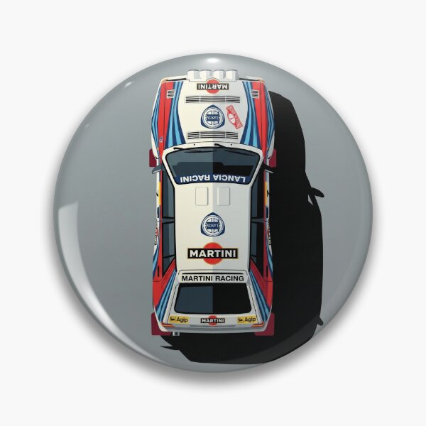 Item preview, Lancia Delta Integrale Martini Racing Top View Vector Illustration designed and sold by Motorline44.