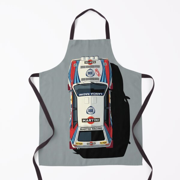 Item preview, Lancia Delta Integrale Martini Racing Top View Vector Illustration designed and sold by Motorline44.