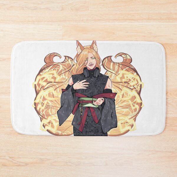 Item preview, kitsune mic designed and sold by Feisty_Pins.