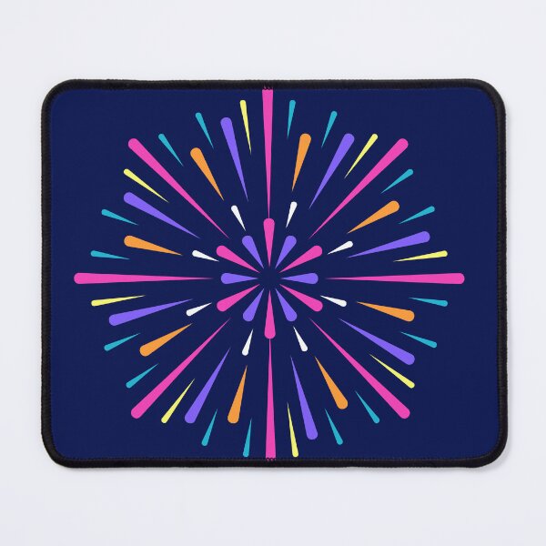 Item preview, Vibrant Rainbow Fireworks Burst - Colorful Starburst Celebration Graphic designed and sold by SolutionsArt.