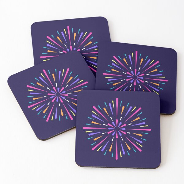 Item preview, Vibrant Rainbow Fireworks Burst - Colorful Starburst Celebration Graphic designed and sold by SolutionsArt.