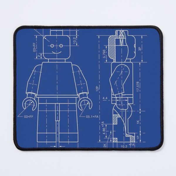 Item preview, Iconic Building Blocks: Nostalgic Brick Toys and Minifigures Fan Art designed and sold by benja-08.