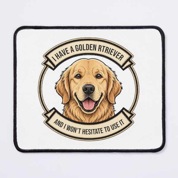 Item preview, Adorable Golden Retriever Puppy in a Moment of Pure Joy designed and sold by JacekKita.