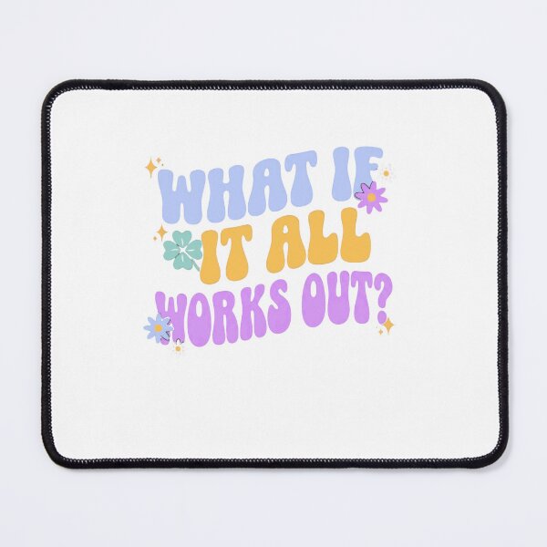Item preview, What If It All Works Out? Positive Thinking Optimism Inspiration designed and sold by RetroMini2026.