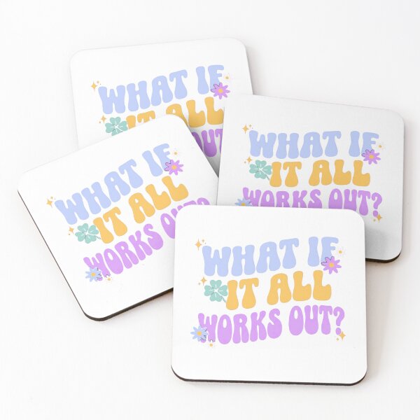 Item preview, What If It All Works Out? Positive Thinking Optimism Inspiration designed and sold by RetroMini2026.