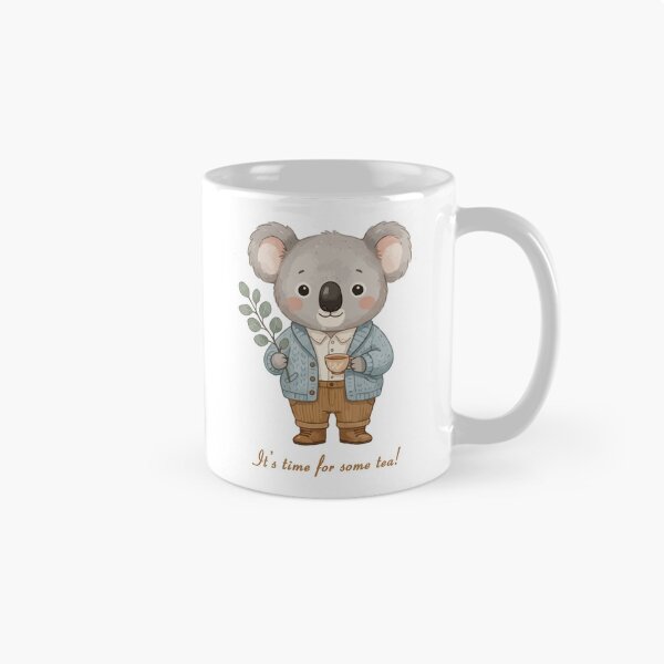 Item preview, The koala who loves tea designed and sold by Moongate22.