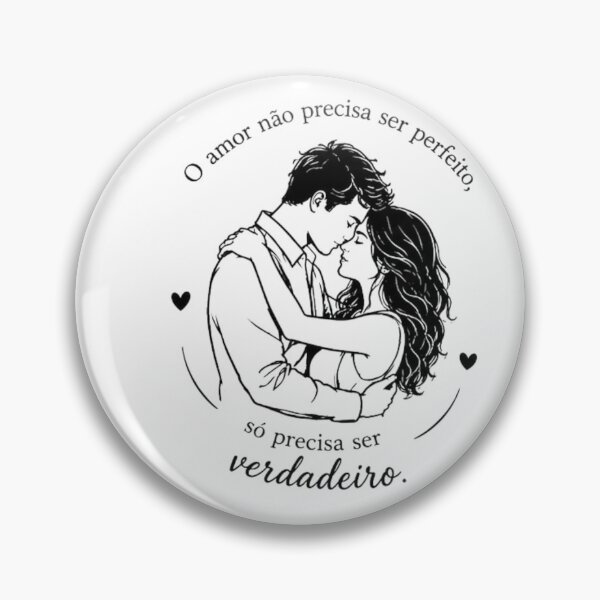 Item preview, Love Doesn’t Need to Be Perfect, Just Real | Romantic Minimalist Design designed and sold by MotivArtes.
