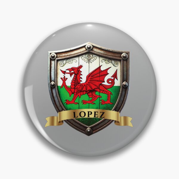 Item preview, Lopez Welsh Heritage Crest Shield designed and sold by Highlandkings.